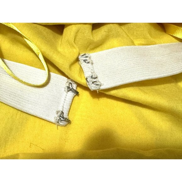 Yellow Mod Floral Strapless Dress Sz 8 NWT Bitten by Sarah Jessica Parker - Picture 6 of 6